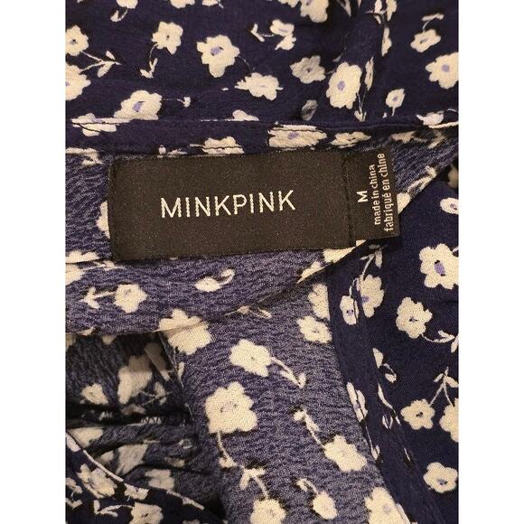 MINKPINK Shady Days Floral Romper in Navy – EUC Size Medium - Picture 5 of 5